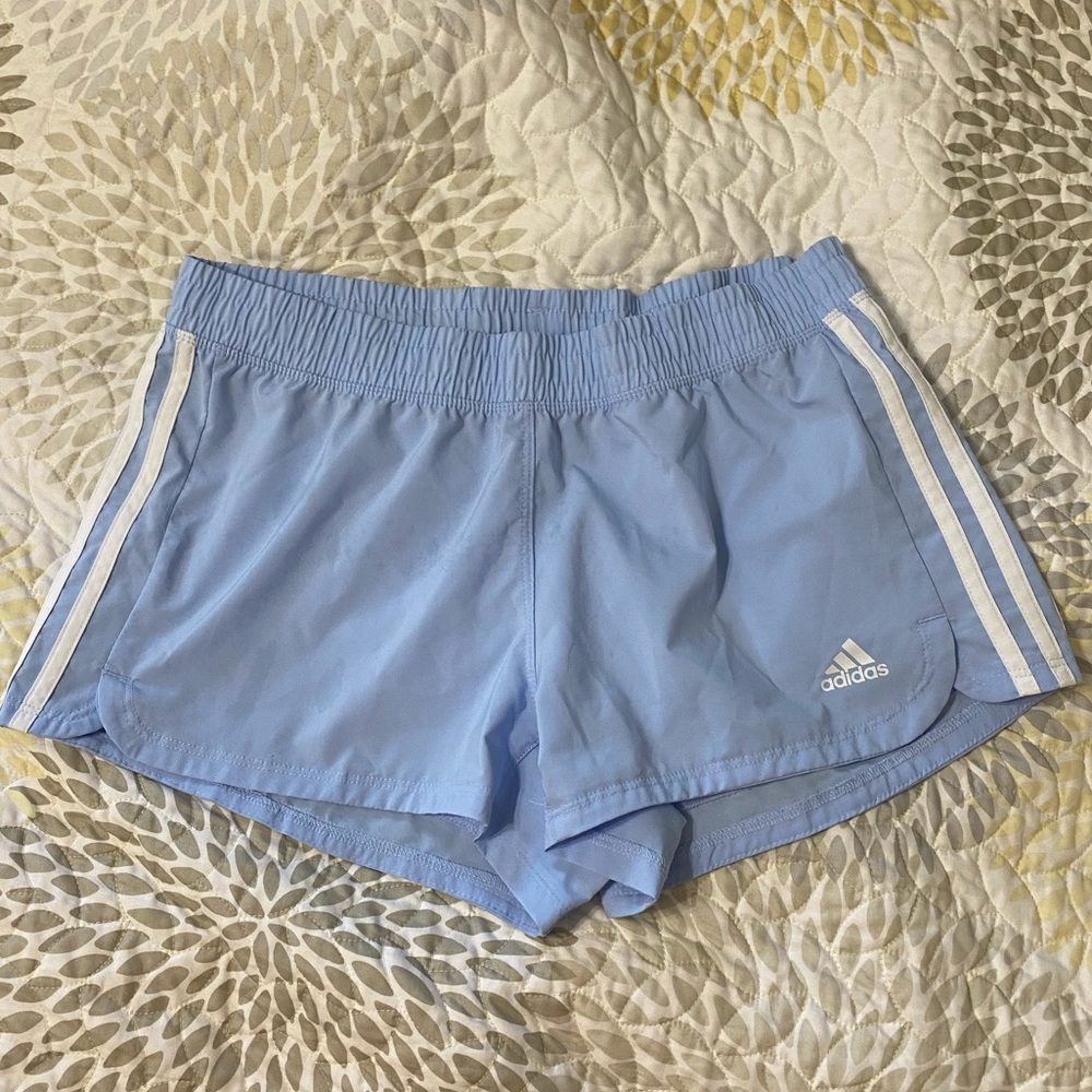Light blue Adidas shorts